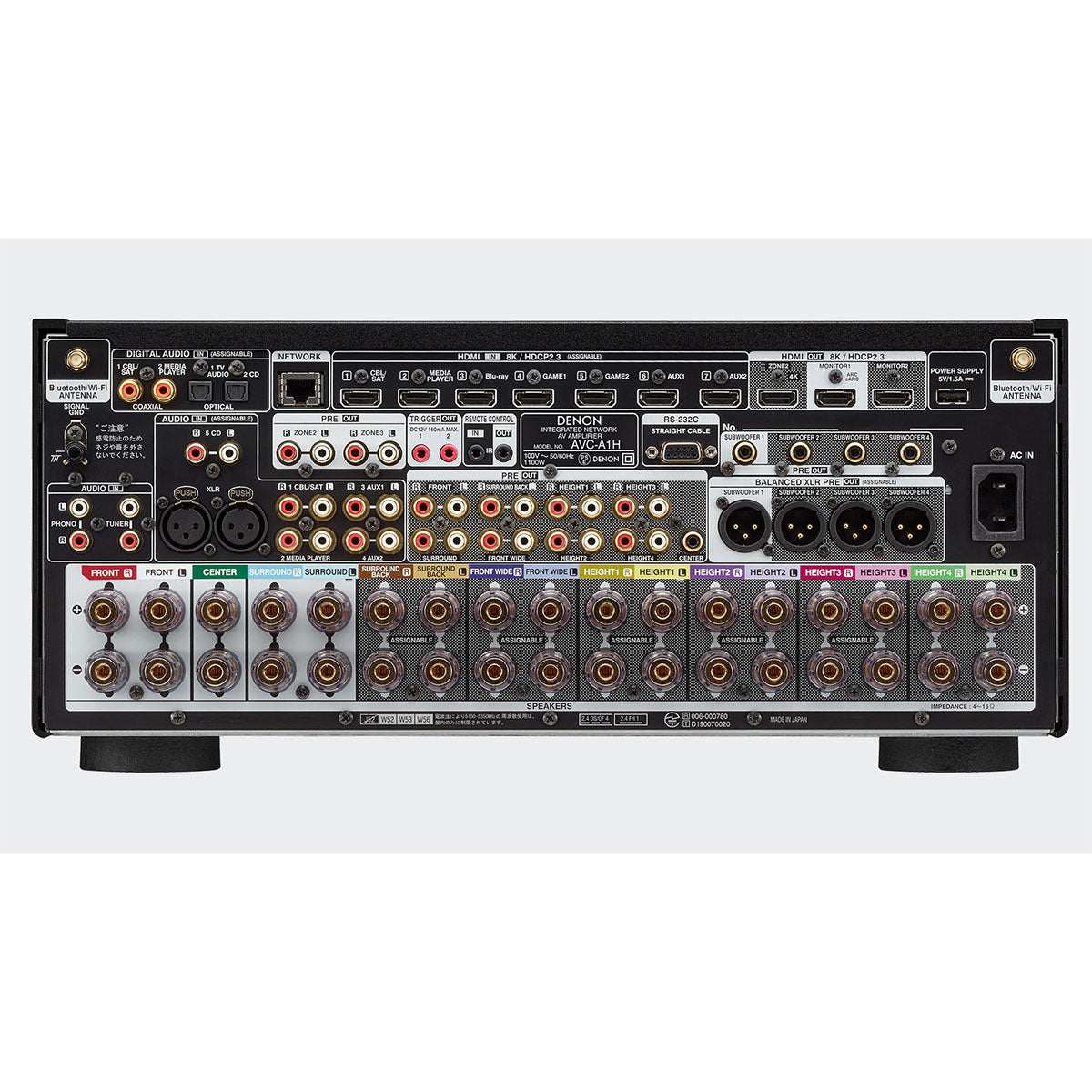 DENON 天龍 AVC-A1H 15.4 聲道 8K AV環繞擴音機