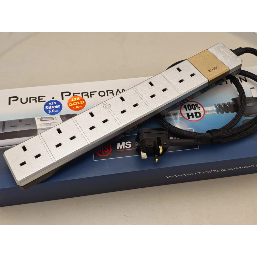 MS Power MS GS6 6位濾波防雷插座 (英式)