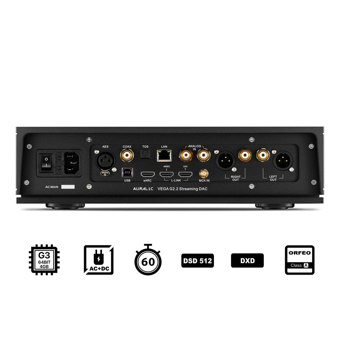AURALiC VEGA G2.2 Streaming DAC streaming decoding