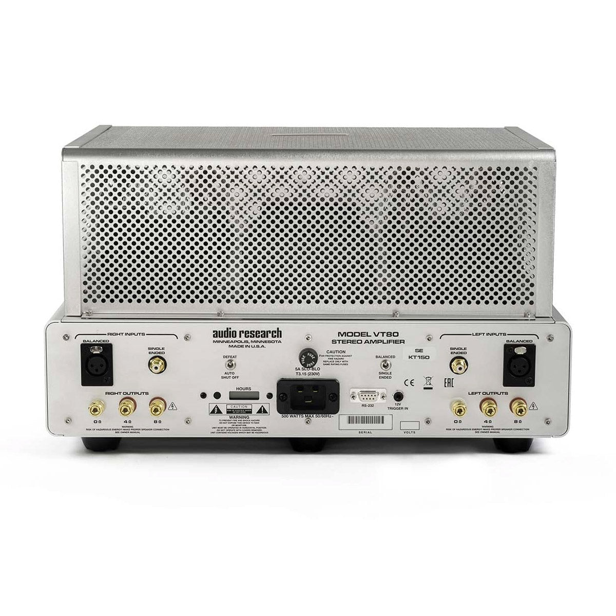 Audio Research VT80 SE stereo power amplifier