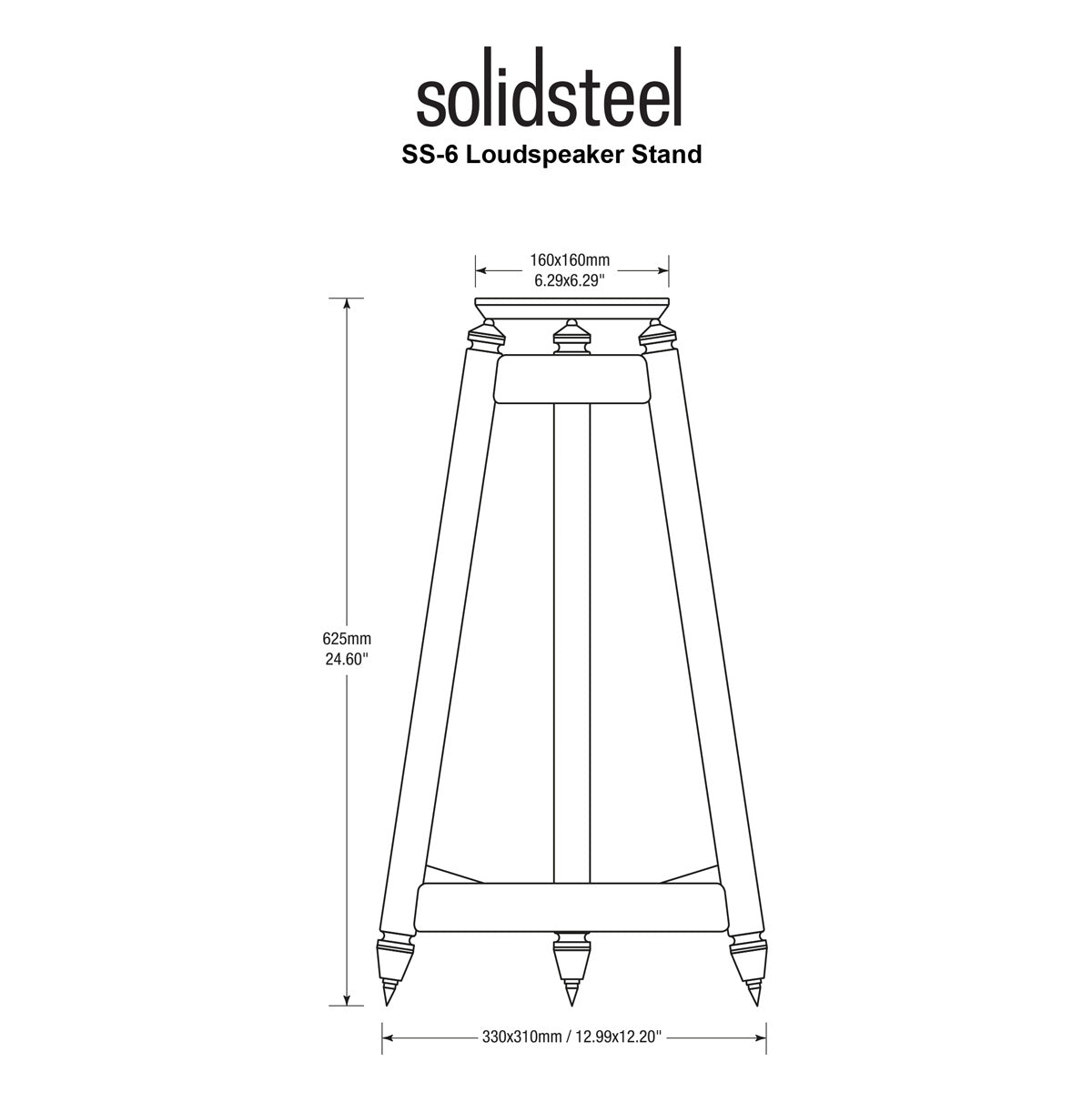 Solidsteel SS6 音響喇叭腳架