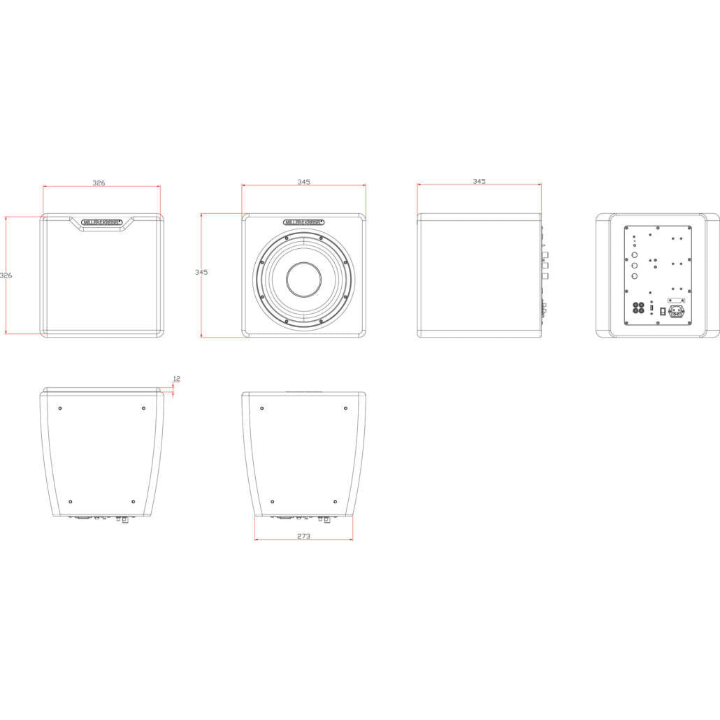 M&K Sound V10+ Subwoofer 有源超低音