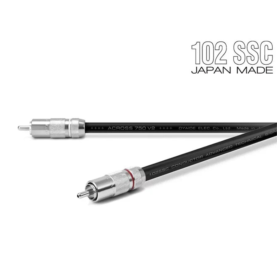 Oyaide ACROSS 750 RR V2 RCA signal cable