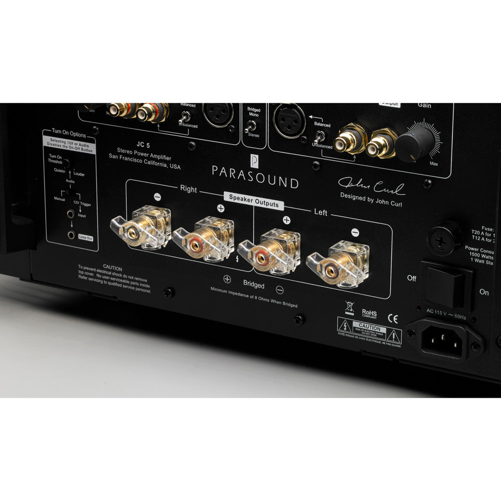 Parasound JC5 power amplifier