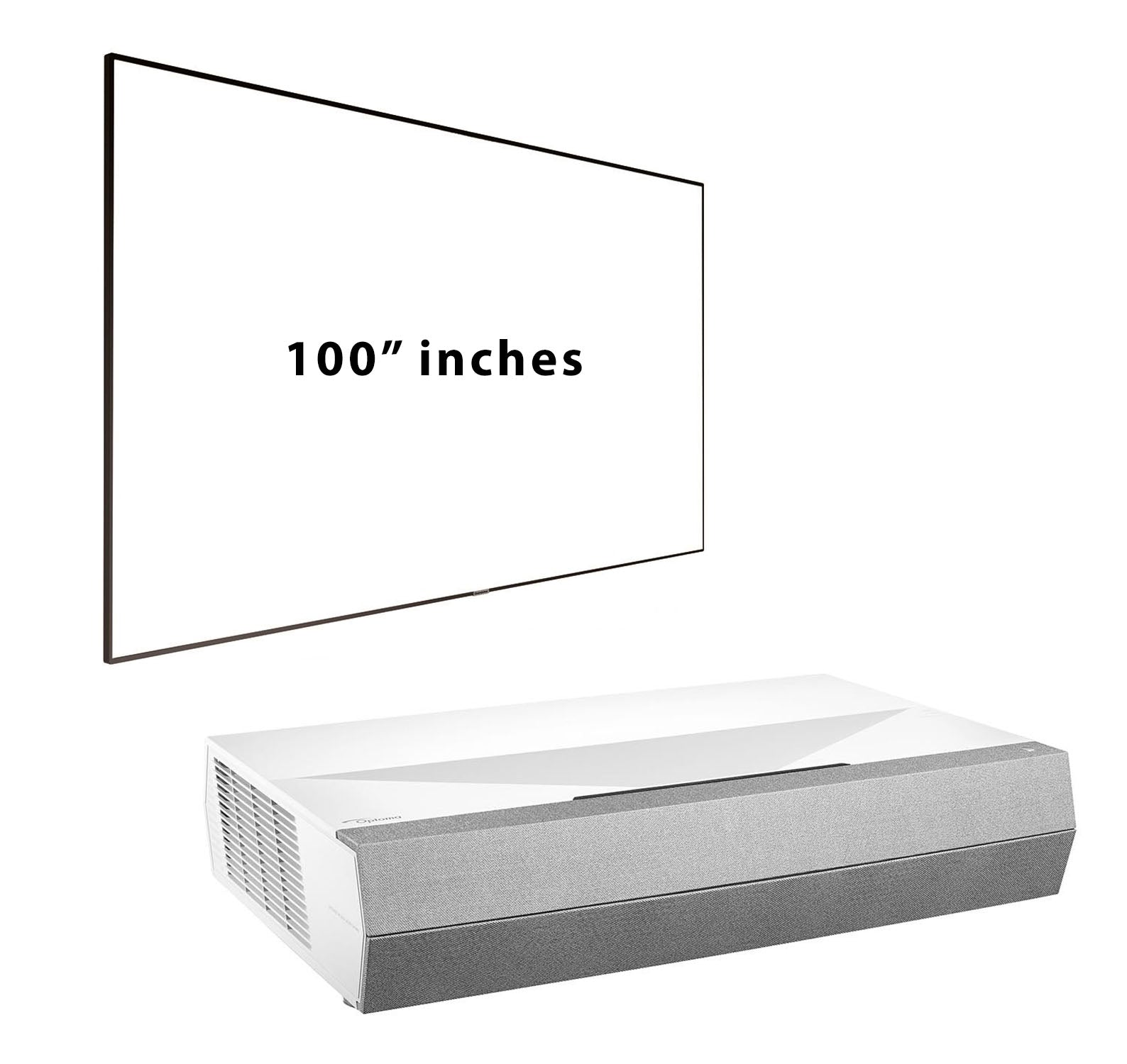 Optoma P2+ 4K LaserTV 投影電視