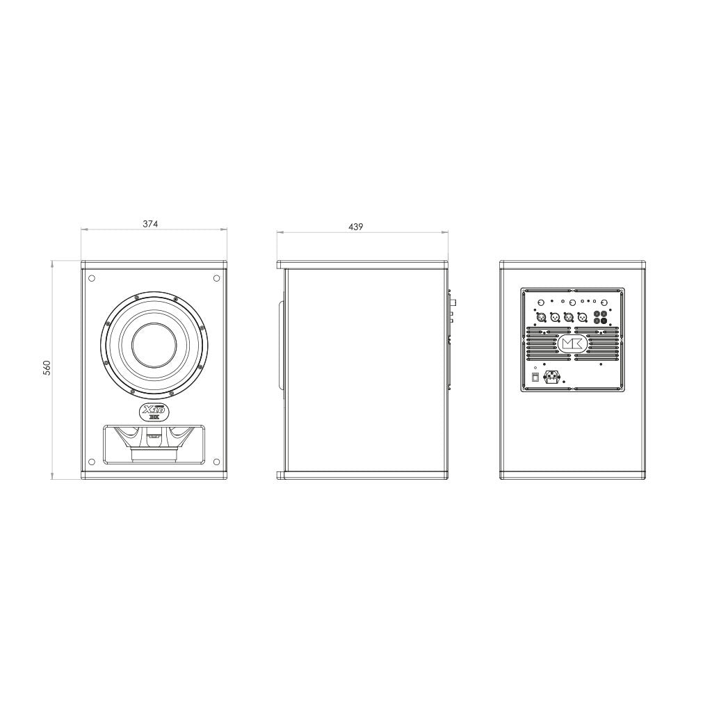 M&K Sound X10 Subwoofer 有源超低音