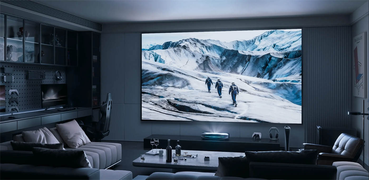 AWOL Vision Aetherion MAX Tri-Chroma Laser 4K Laser TV Projector