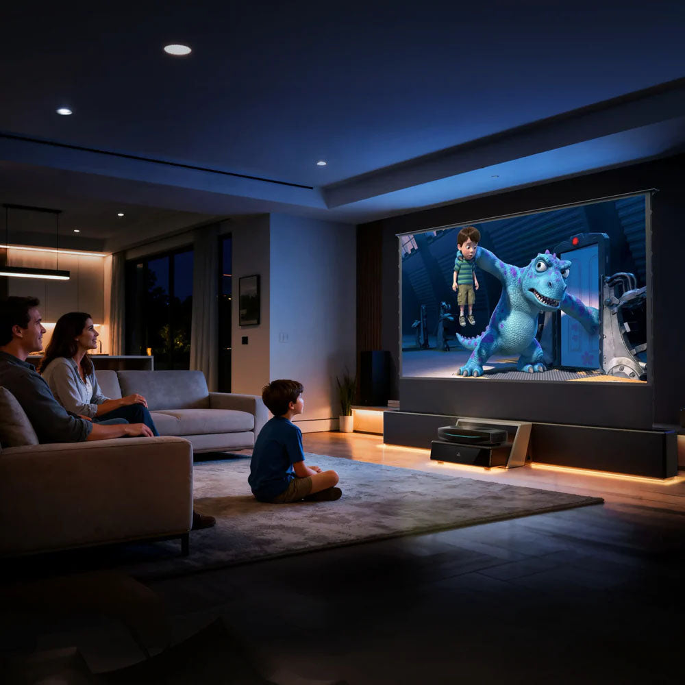 AWOL Vision Aetherion MAX Tri-Chroma Laser 4K Laser TV Projector