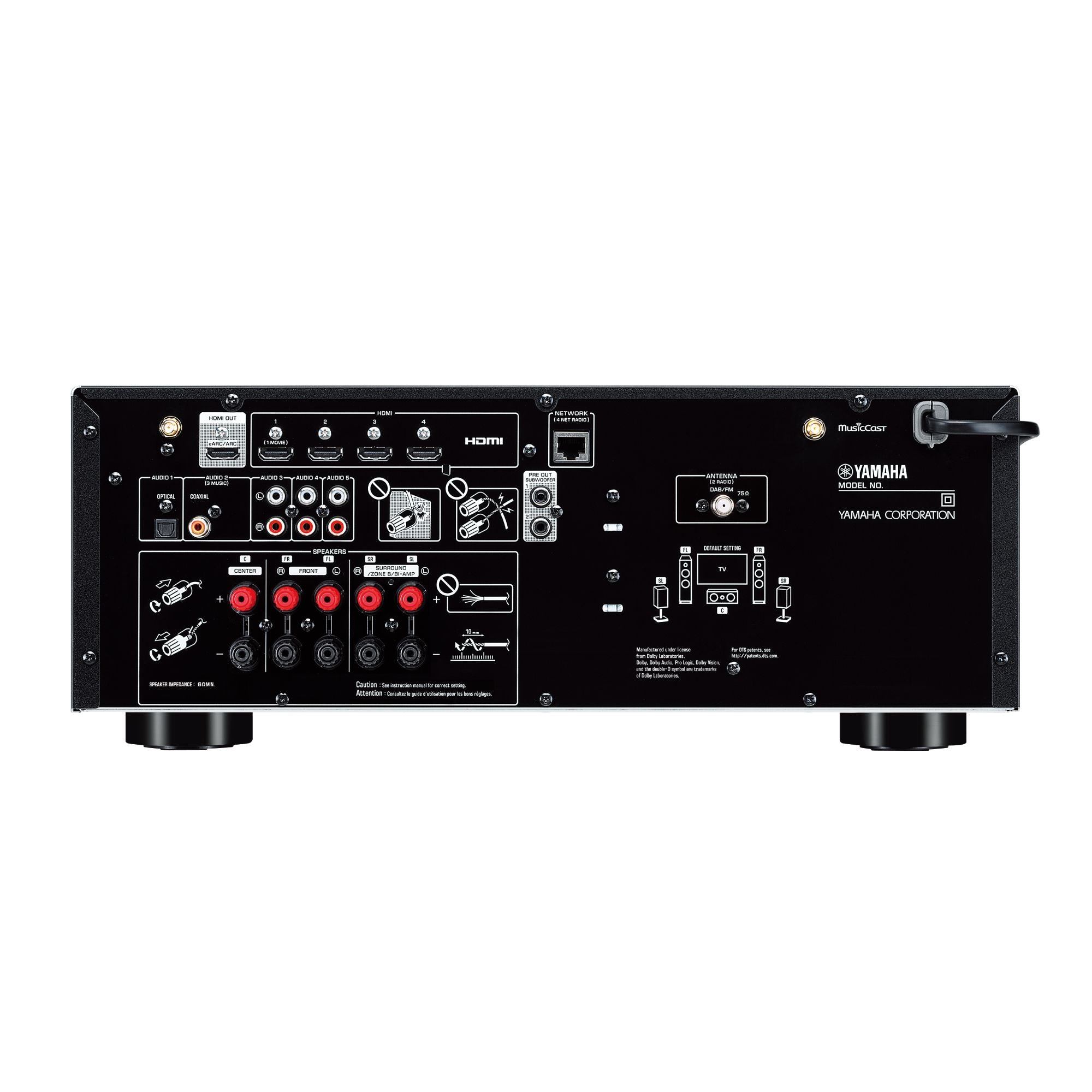 Yamaha RX-V4A AV amplifier 