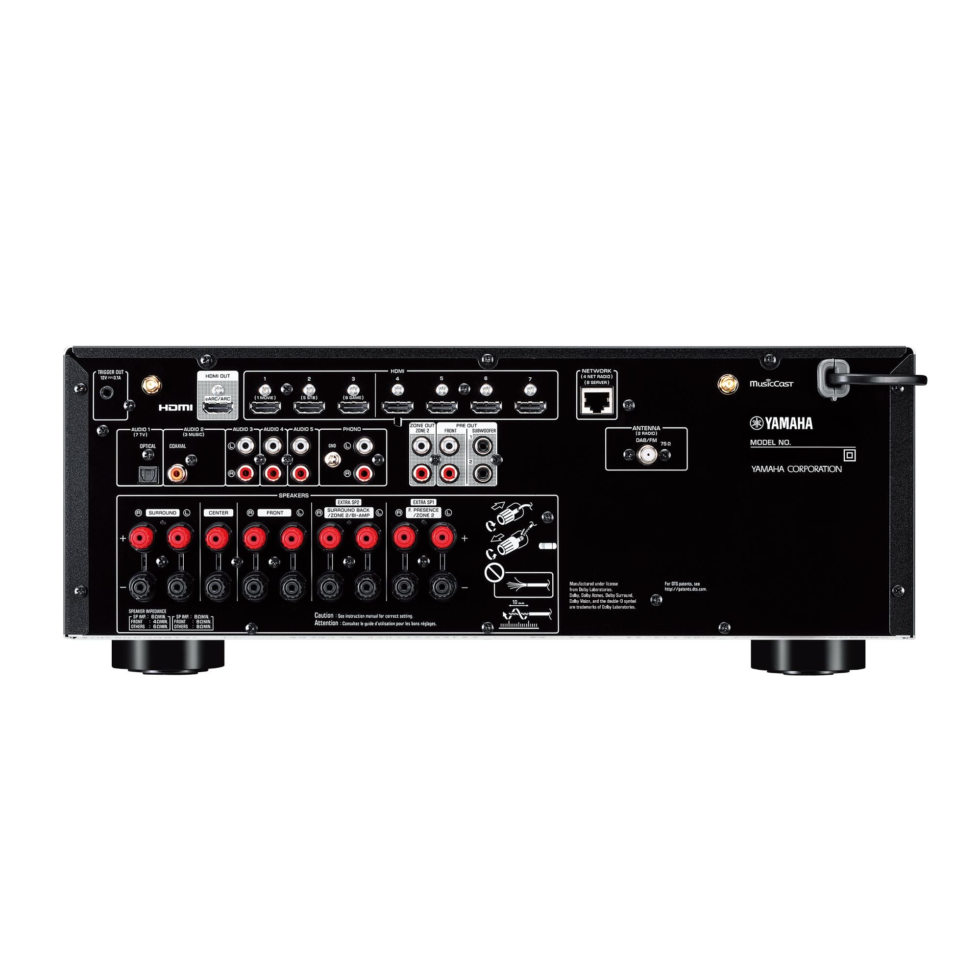 Yamaha RX-V6A AV amplifier