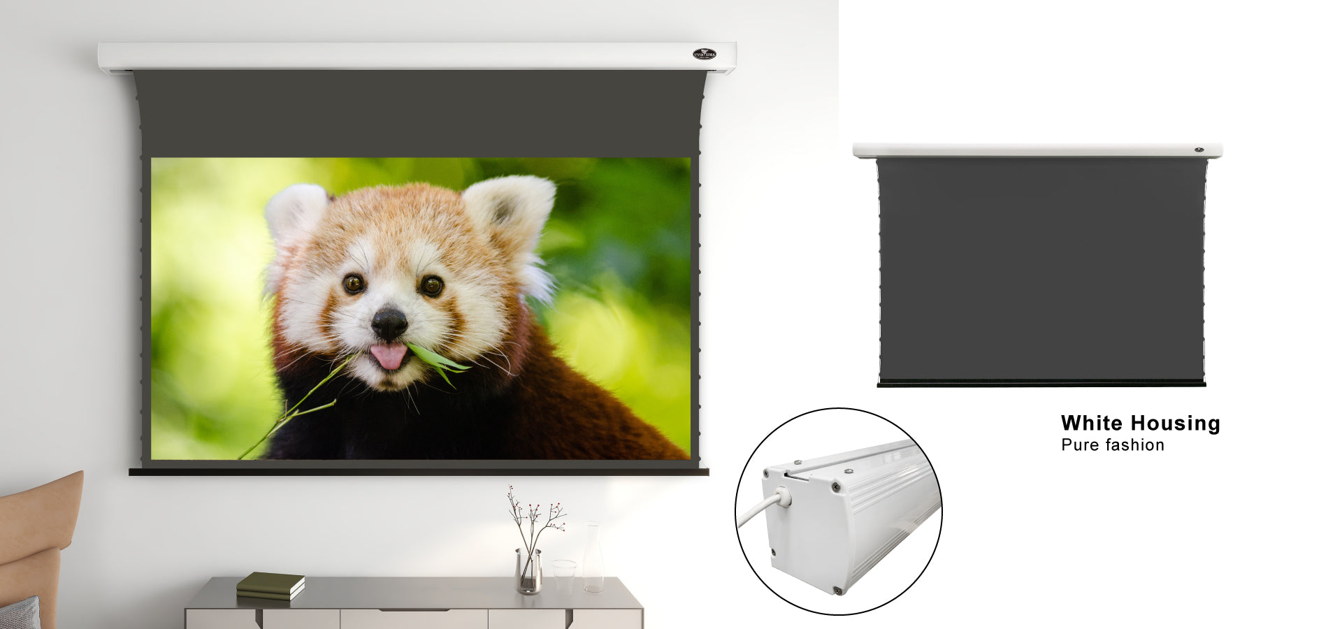 Vividstorm ALR Anti-light Electric Curtain【For Normal Projector】