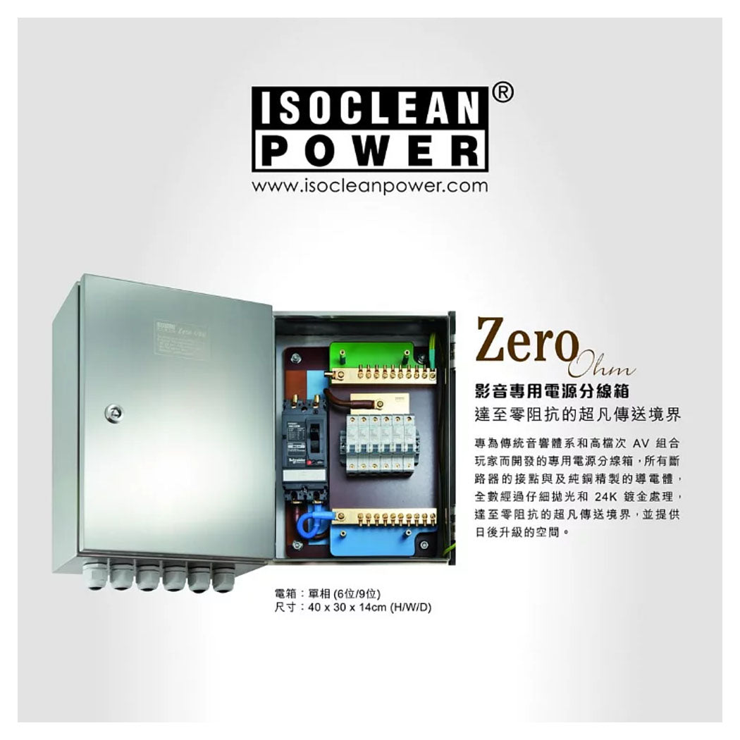 ISOCLEAN POWER Zero Ohm Electrical Box