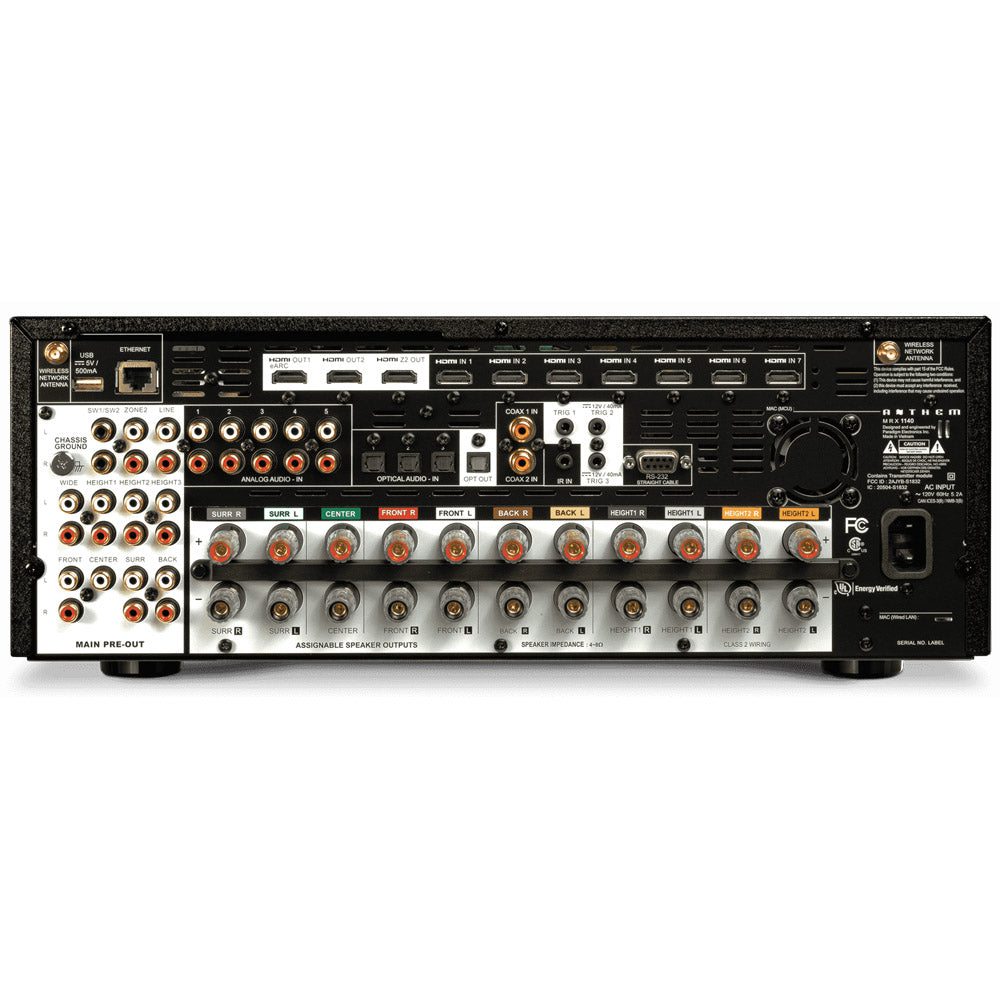 Anthem MRX 1140 11-channel AV surround amplifier (15.2-channel preamp)